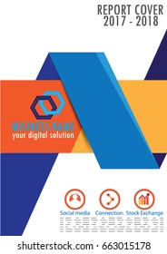 Business report cover design