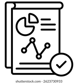 Elemento Ícone Do Relatório Comercial Para Design