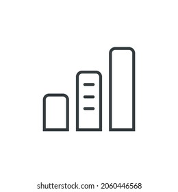 Business report icon, vector illustration