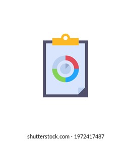 Business Report icon in vector. Logotype