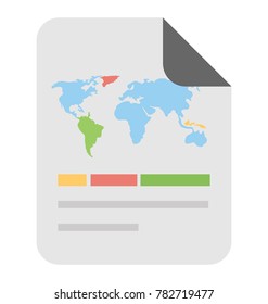 
Business Report Vector Icon
