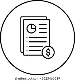 Business Report vector icon. Can be used for printing, mobile and web applications.