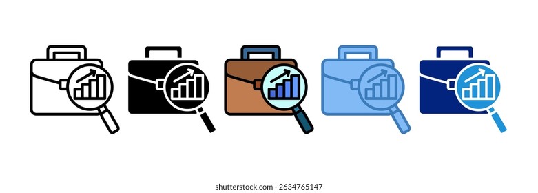Business Research Icon Element For Design