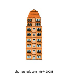 business or residential building architecture urban