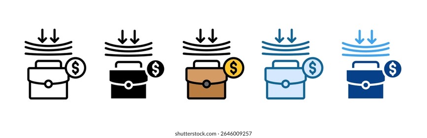 Business Resilience Icon Set Multiple Style Collection