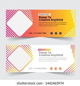 Business Resturent Web Banner Template