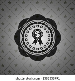 business ribbon icon inside dark badge