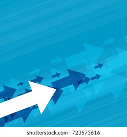 business rising arrows concept background