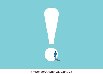 Business risk analysis, management vector concept. Symbol of strategy, control and success. Eps10 illustration