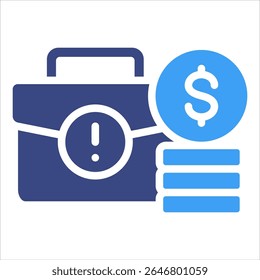 Business Risk Icon Element For Design