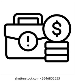 Elemento de icono de riesgo empresarial para diseño