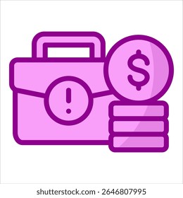 Business Risk Icon Element For Design