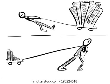 Business and road