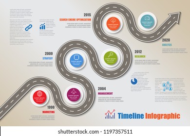 Business road map timeline infographic icons designed for abstract background template milestone element modern diagram process technology digital marketing data presentation chart Vector illustration