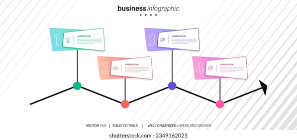 Business road map timeline infographic icons designed for abstract background template milestone element modern diagram process technology digital marketing data presentation chart Vector illustration