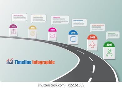 Business road map timeline infographic icons designed for abstract background template element modern diagram process web pages technology digital marketing data presentation chart Vector illustration