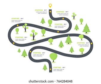 Business Road Map Timeline Infographic Icons Designed For Abstract Background Template Milestone Element Modern Diagram Process Technology Digital Marketing Data Presentation Chart Vector Illustration