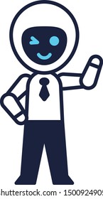 Business Robot mascot. 100% vector file.
Great mascot for your business.