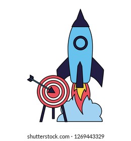 business rocket and target startup