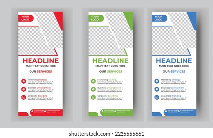 Business Roll Up Banner, corporate Roll up background for Presentation