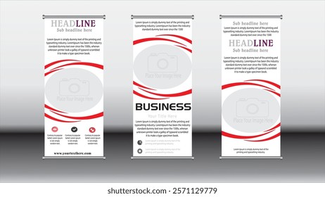 business roll up banner design. Creative design