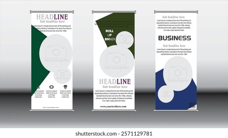 business roll up banner design. Creative design