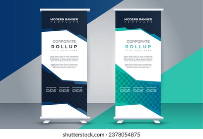 pantalla de diseño de banner de resumen de negocio para propósitos de presentación 