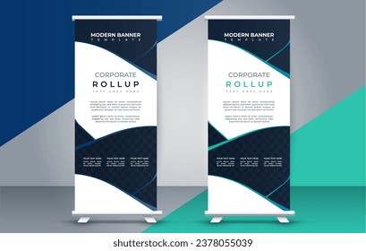 business roll up banner design display standee for presentation purpose 