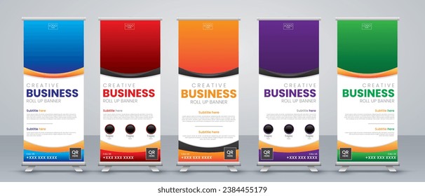 business roll up banner design pack