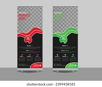 diseño de banner de business roll up,vacante