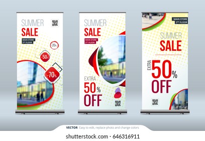 Business Roll Up Banner stand. 