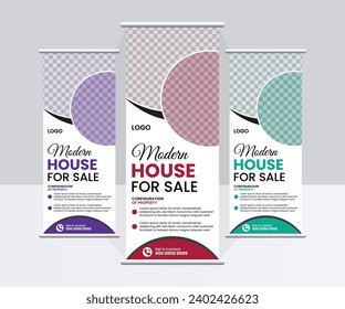 Business Roll Up Banner stand. Presentation concept. Abstract modern roll up background. Vertical roll up template billboard,
 banner stand or flag design layout. Poster for conference, forum, shop
cr