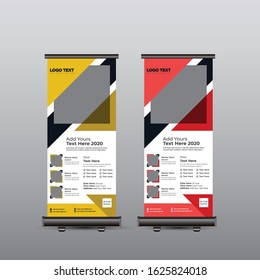 Business Roll Up Banner Template.
Vector illustration Design.