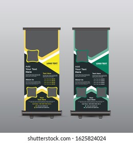 Business Roll Up Banner Template.
Vector illustration Design.