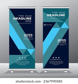 Banner de Business Roll up, diseño vertical de plantillas, banner de negocios, volante, pancarta de retiro, moderno x-banner y publicidad de banners.