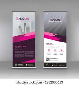 Business Roll Up Design Template Set. Vertical Banner Design. Banner advertising design element. Can be adapt to Brochure, Annual Report, Magazine,Poster, Corporate Presentation, Flyer, Website. 