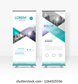 Business roll up design template, X-stand, Vertical flag-banner design layout, standee display promoting, brochure, Corporate flyer sale banner cover presentation in vector template.