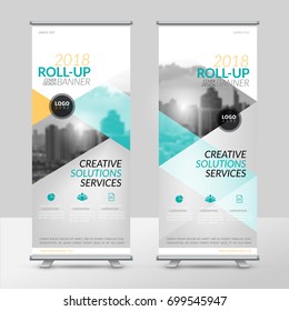 Business roll up design template, X-stand, Vertical flag-banner design layout, standee display promoting, brochure, Corporate flyer sale banner cover presentation in vector template.