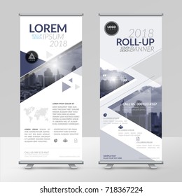 Business roll up design template, X-stand, Vertical flag-banner design layout, standee display promoting, brochure, Corporate flyer sale banner cover presentation in vector template.