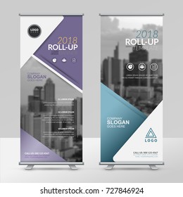 Business roll up design template, X-stand, Vertical flag-banner design layout, standee display promoting, brochure, Corporate flyer sale banner cover presentation in vector template.