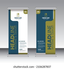 Business Roll Up Design Template.Flag Banner Design. Can be adapt to Brochure, Annual Report, Magazine,Poster, Corporate Presentation, Portfolio, Flyer, Website