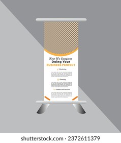 business roll up display standee for presentation purpose