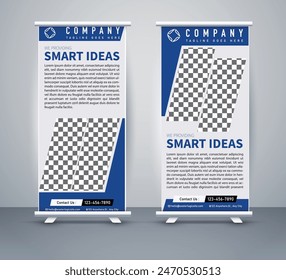 business roll up display standee for presentation purpose