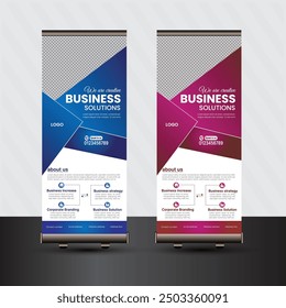  Business roll up display standee for presentation purpose
