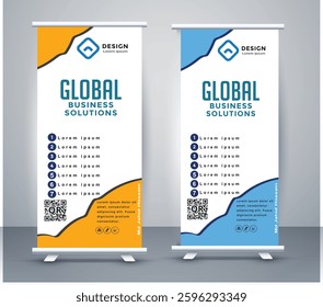 business roll up display standee for presentation purpose
