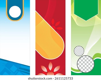 Business roll up display standee for presentation purpose