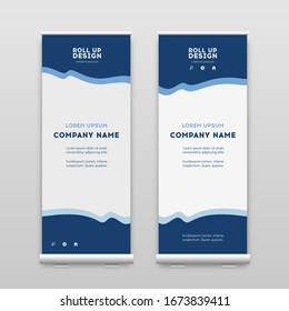 Layoutbild für die Unternehmensfortbildung. Präsentationsvorlage, Broschüre oder Flyer in Meeresfarben, vertikales Bannerdesign, Corporate Identity Cover Hintergrund, moderne Publikation. Vektorillustration, EPS10
