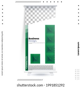 Set zur Unternehmensfortbildung. Standarddesign. Banner-Vorlage, Abstrakter geometrischer Dreieck-Hintergrund, Vektorgrafik, Flyer, Präsentation, Faltblatt, j-Flag, x-Stand, x-Banner, Ausstellungsanzeige