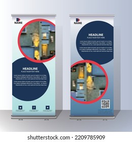 Business Roll Up Set. Standee Design. Banner Template, Abstract Colorful Speech Bubbles vector, flyer, roll up brochure flyer banner design vertical template vector, modern x-banner, and flag-banner, 