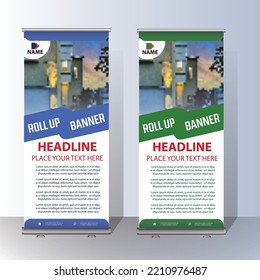 Juego de Acumulación de Negocios. Diseño estándar. Plantilla de banner, vector de burbujas de discursos coloridos abstractos, volante, pancarta de folletos de enrollado diseño de plantilla vertical vector, pancarta x moderna y banner de bandera, 